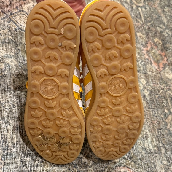 ADIDAS GAZELLE INDOOR Crew Yellow Cloud White Gold - Picture 4 of 5